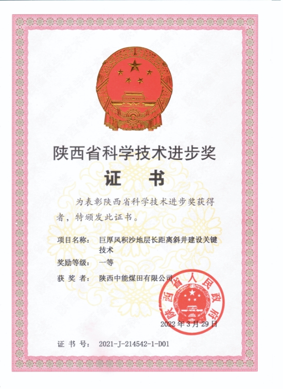19.2022年，荣获陕西省人民当局陕西省科学技术进取一等奖；.jpg
